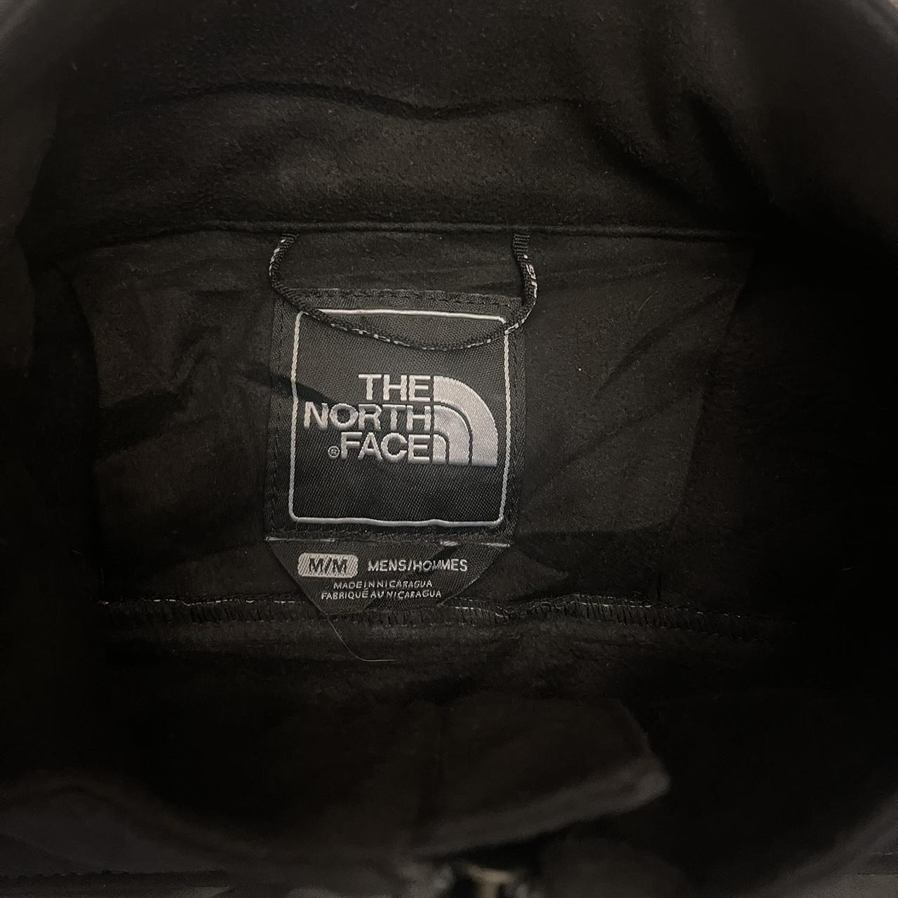 North Face jacket black/grey Size: M (could fit... - Depop