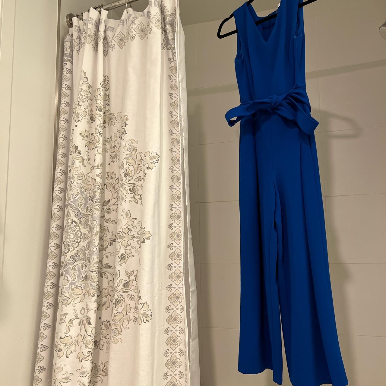 Royal blue Calvin Klein V-neck size thick