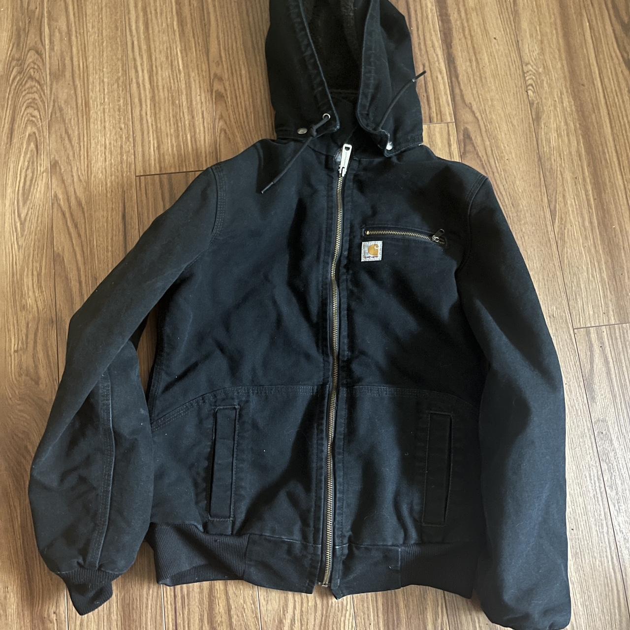 Carhartt Men's Black Sweatshirt Depop