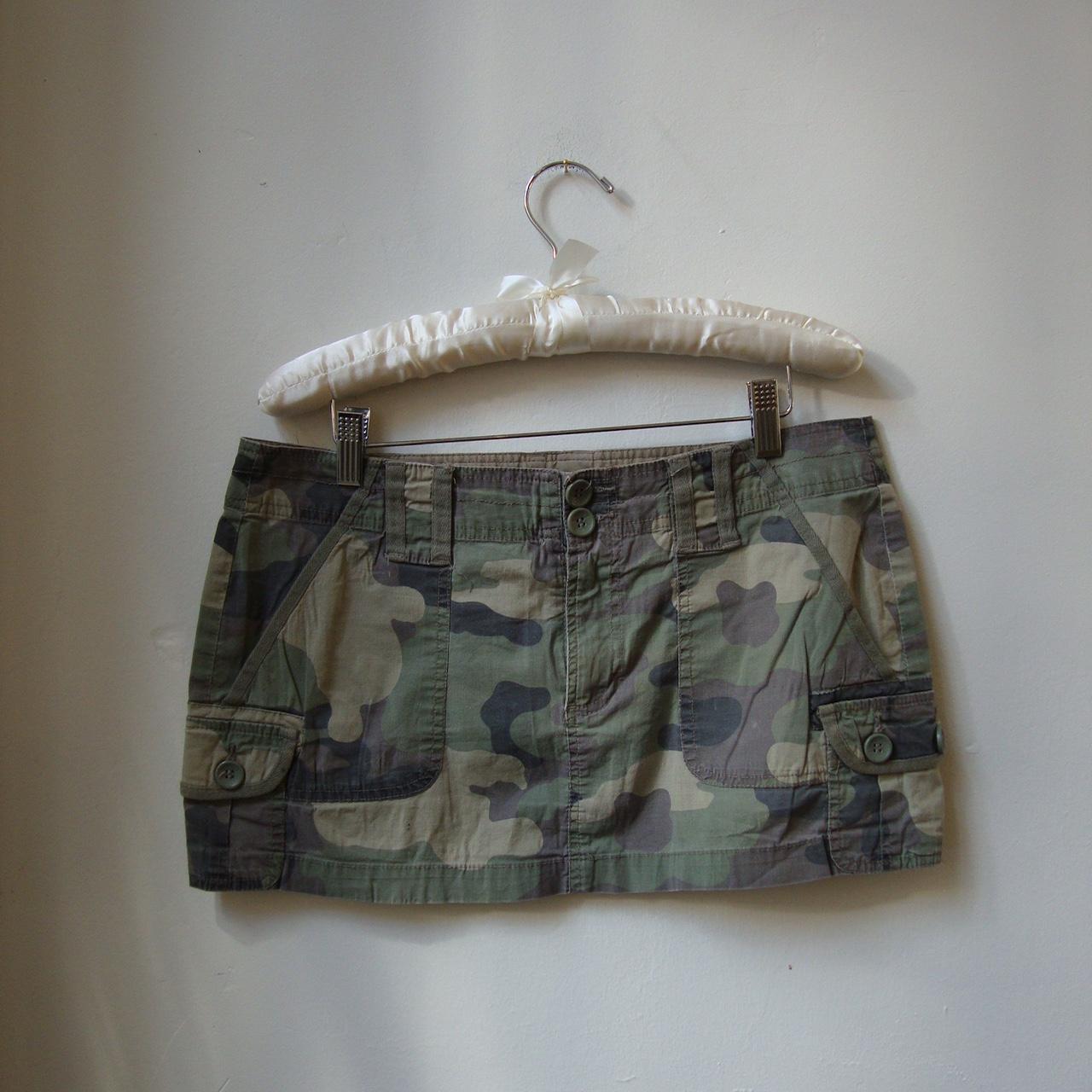 mudd mini camo skirt - Depop