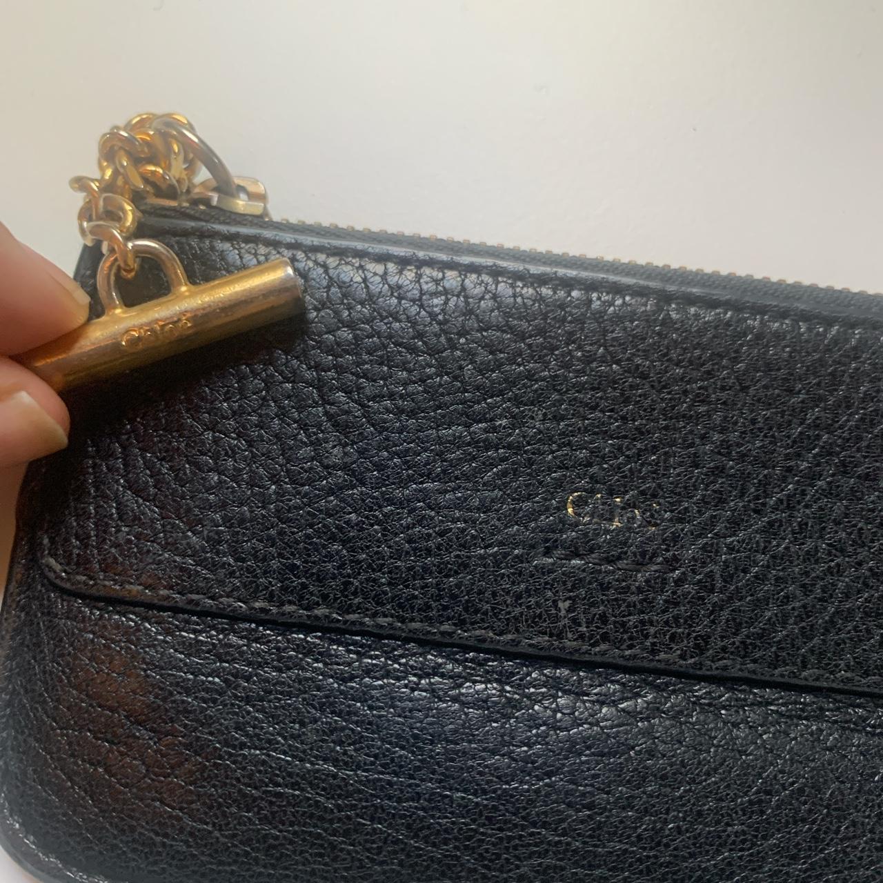 Chloe leather card and coin holder. No dust bag or... - Depop