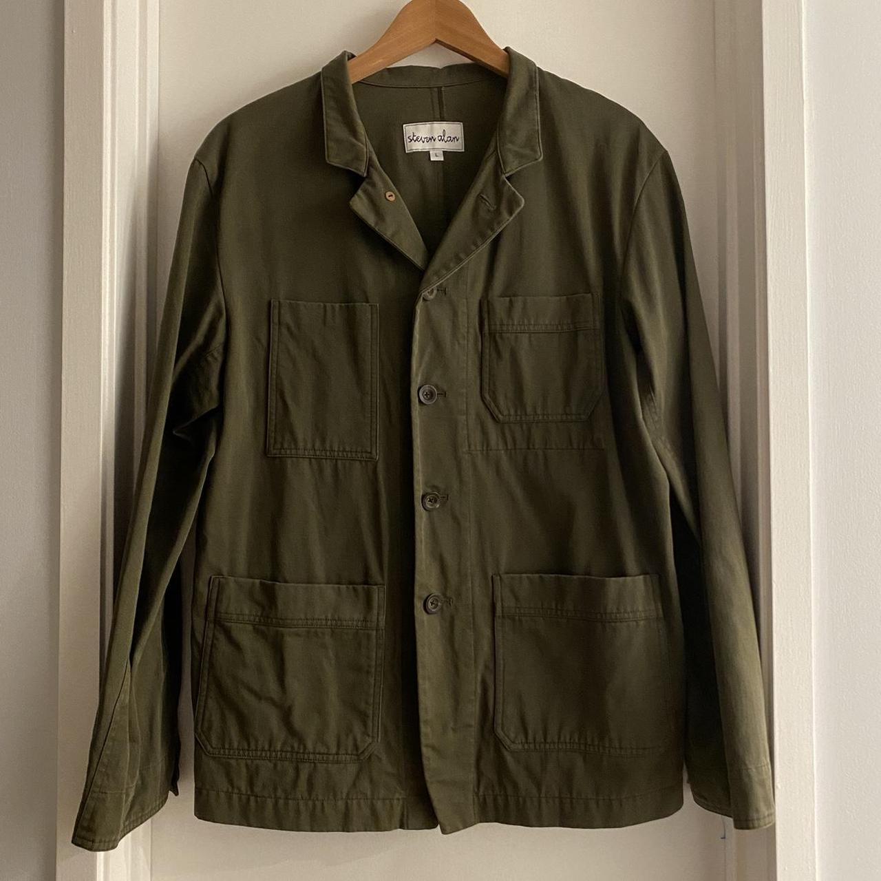 Steven Alan Canvas Military Style Jacket Military...