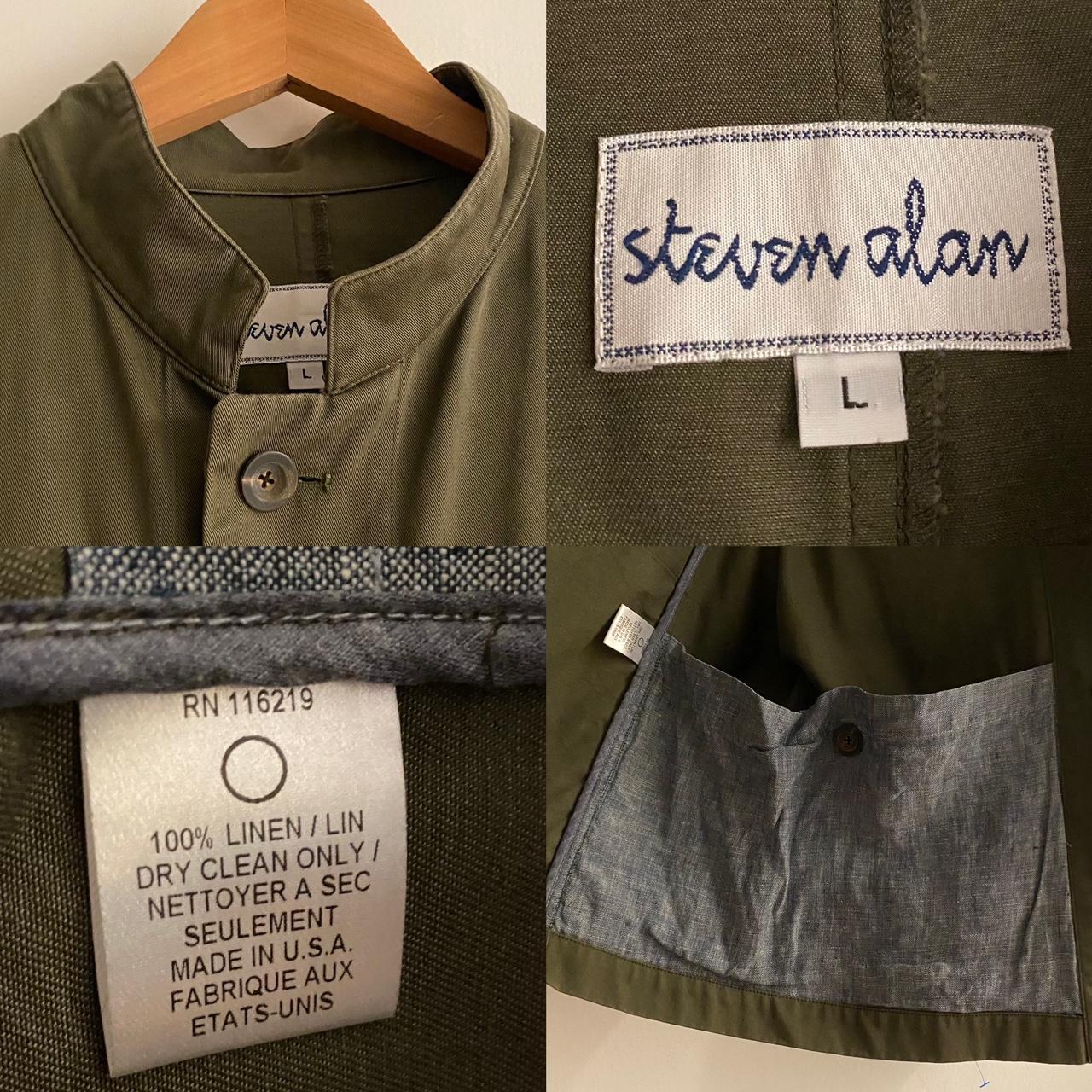 Steven Alan Canvas Military Style Jacket Military...