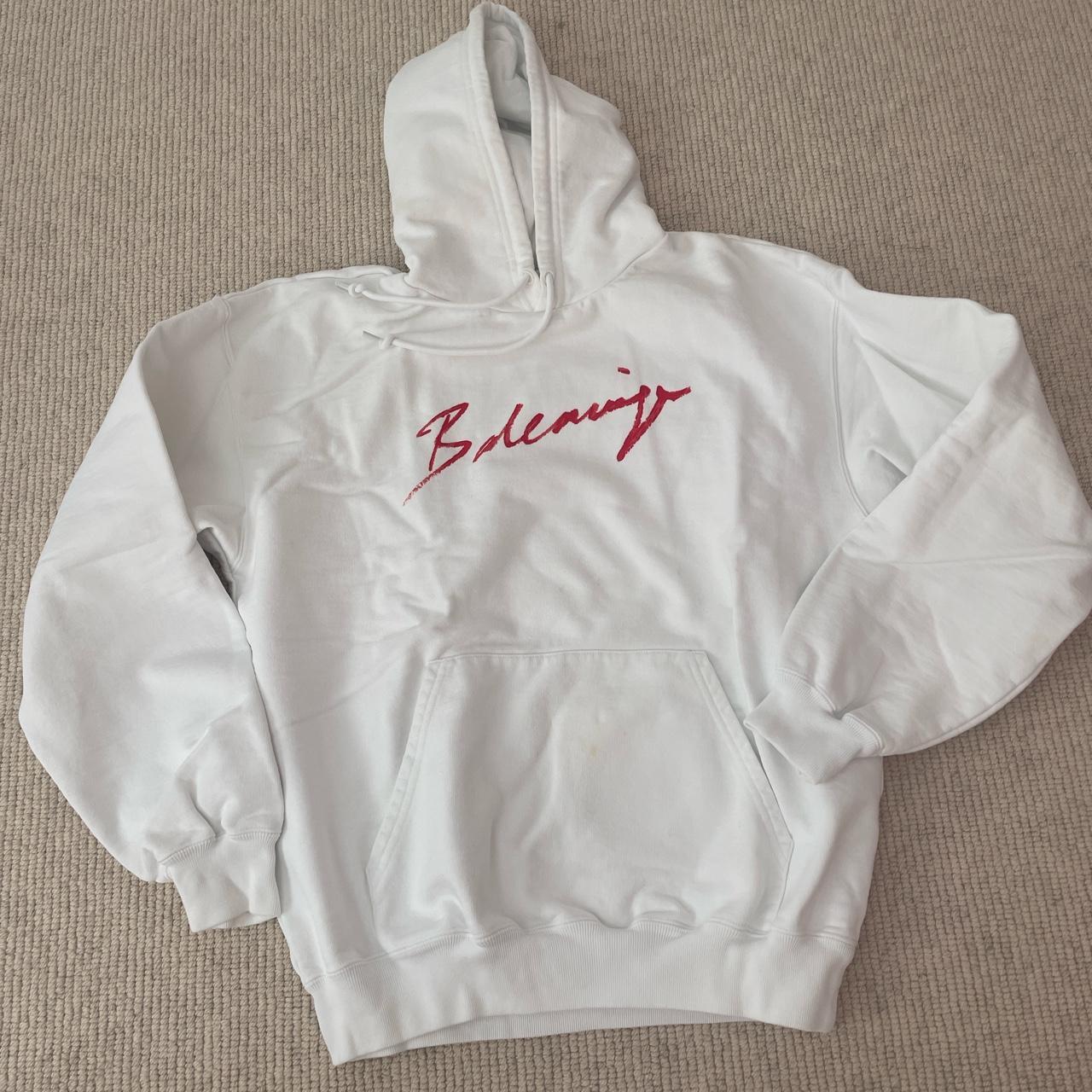balenciaga mode white hoodie
