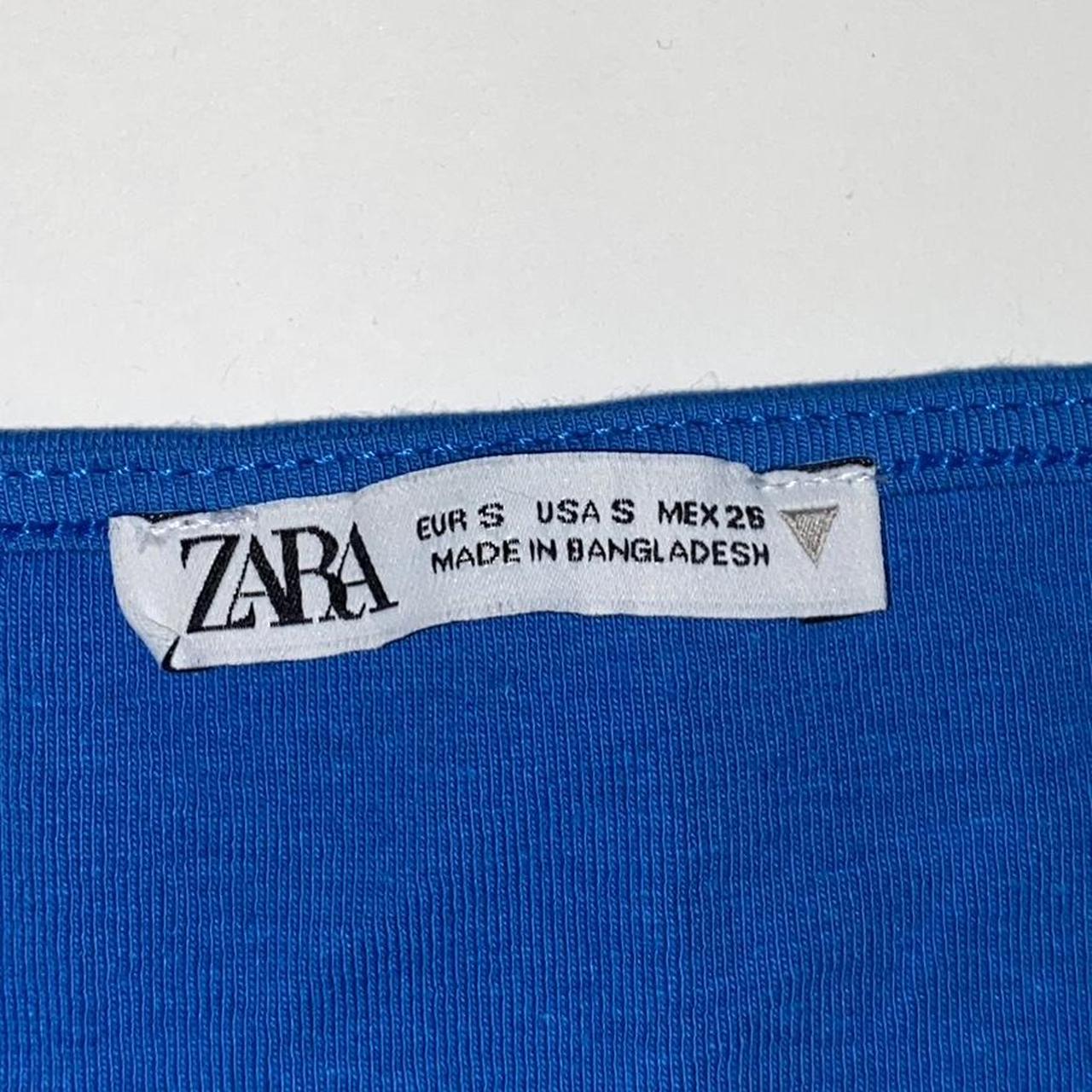 Zara Women's Blue Vest Depop