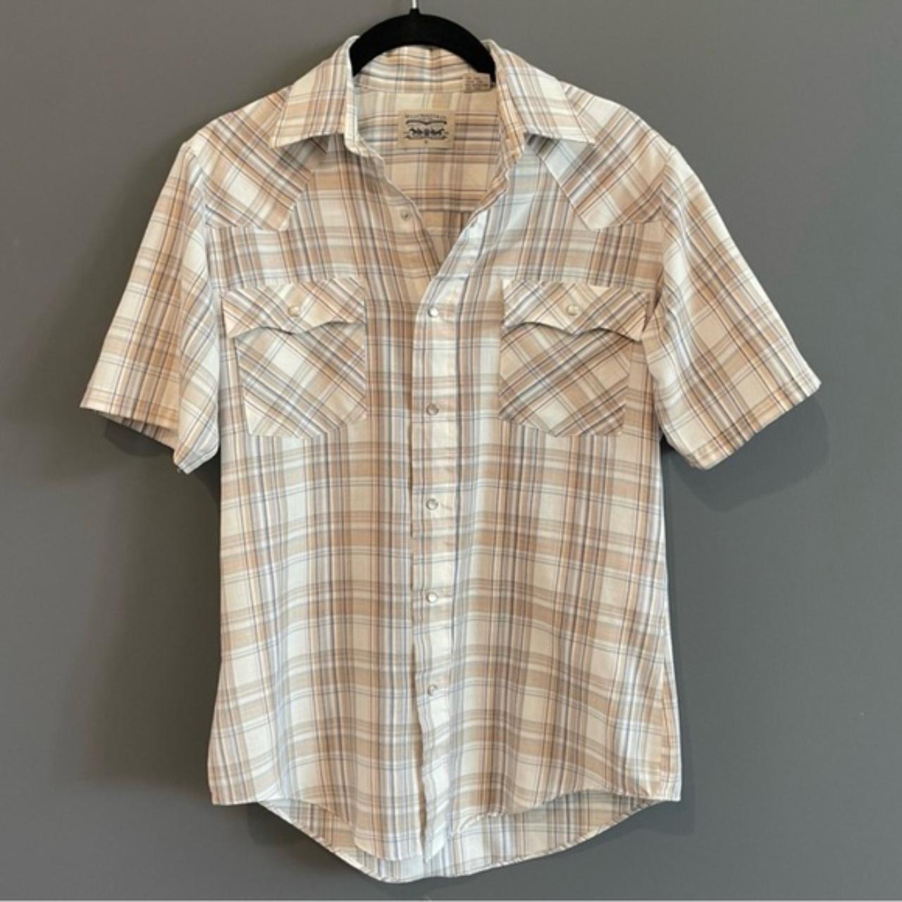 Short sleeve snap on sale button western shirts