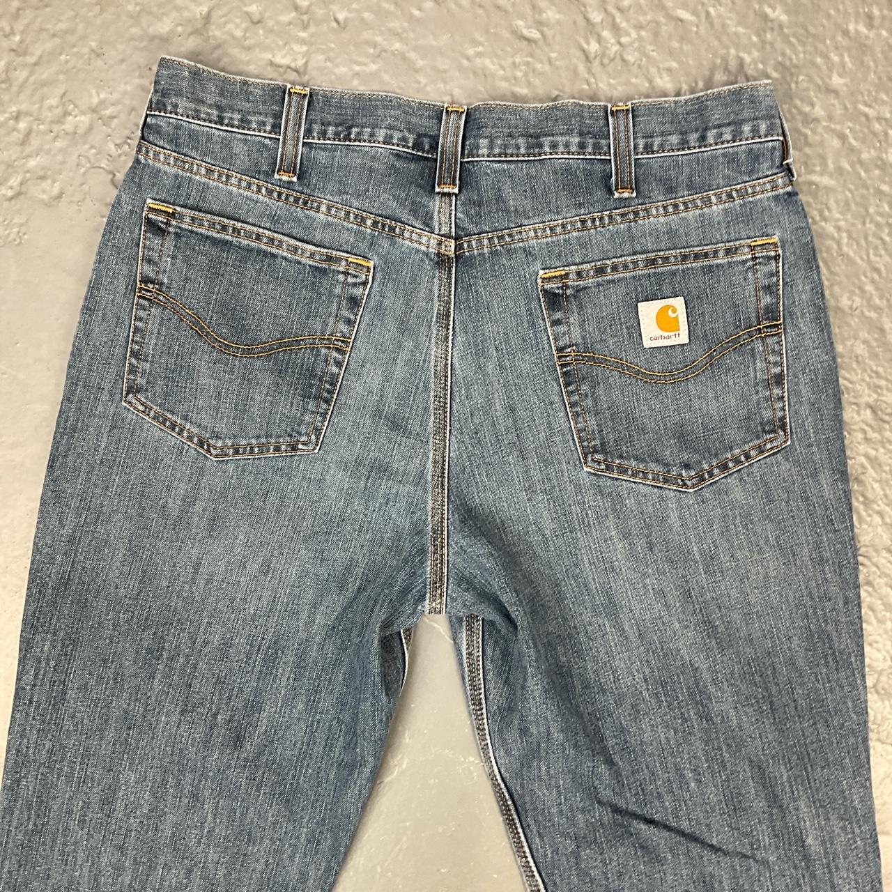 Carhartt 5 pocket classic denim work jeans. Relaxed... - Depop