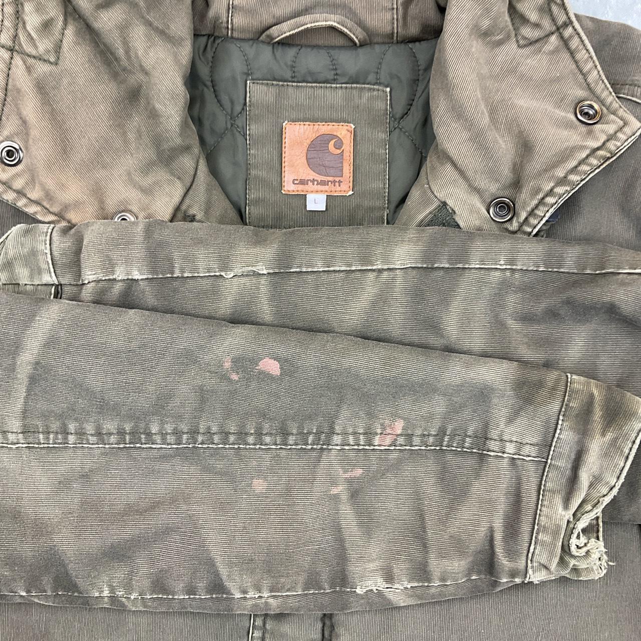 Carhartt sandstone hot sale bartlett jacket