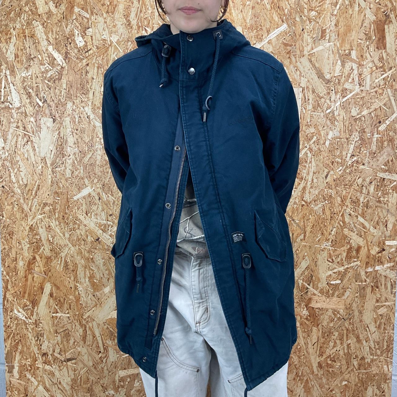 Carhartt Clash Parka jacket. Carhartt logo to the | Depop