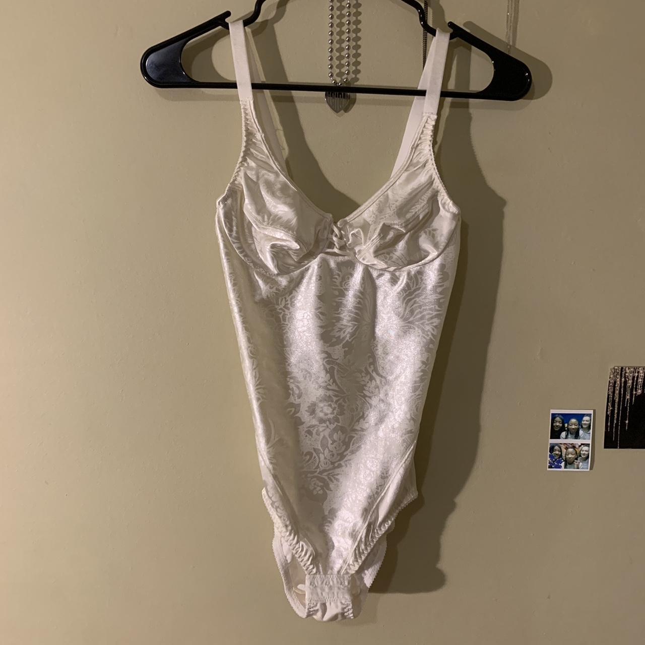 Vanity Fair vintage bodysuit, cream color,... Depop