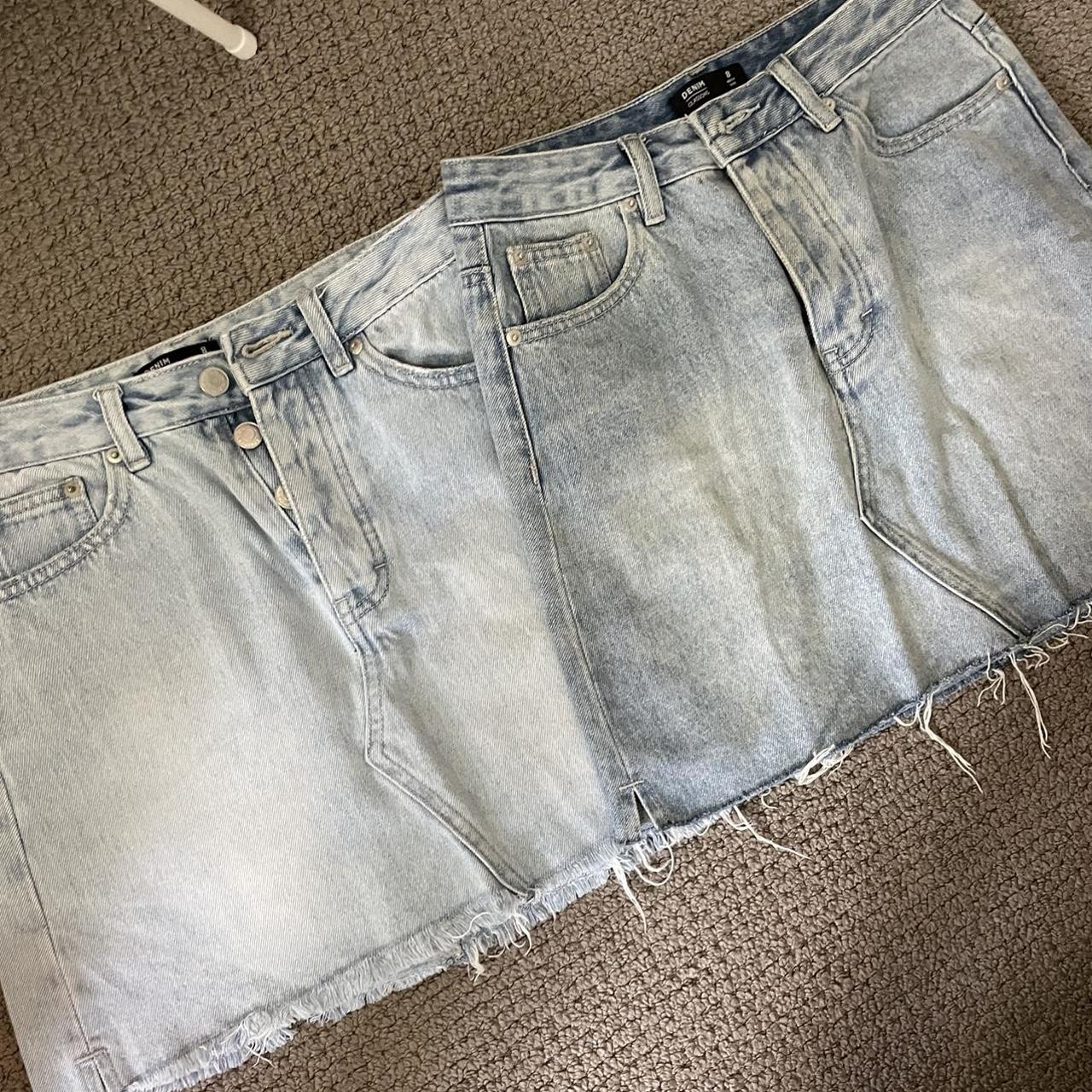 Glassons denim mini skirts 💙 2 for $20 Can be sold... - Depop