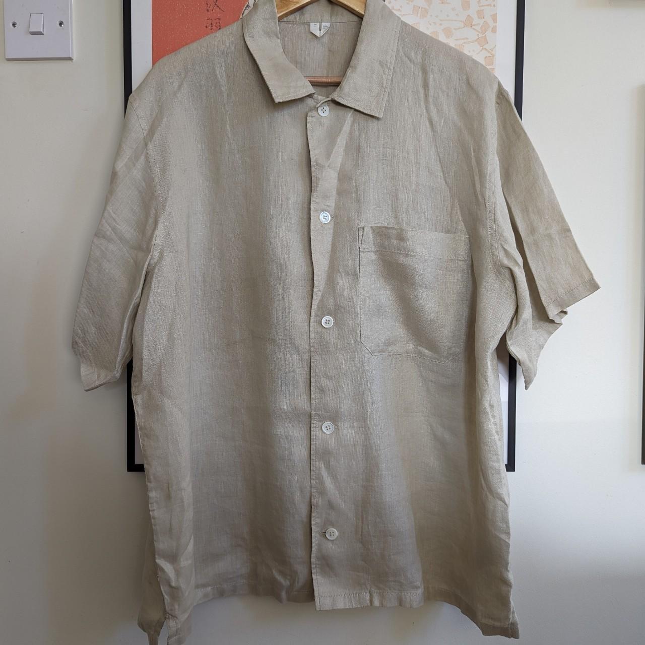 Never before worn Arket linen short sleeve shirt... - Depop