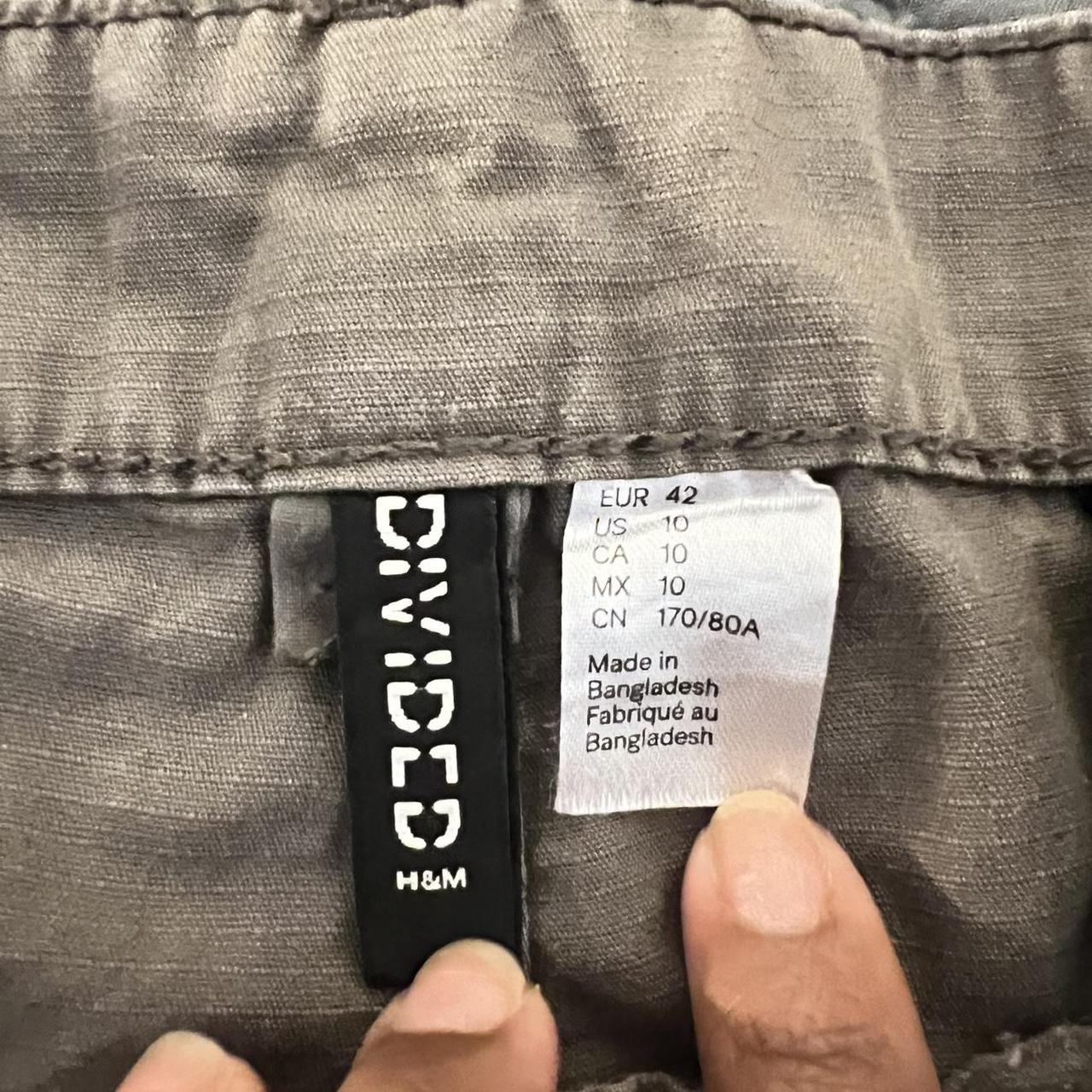 grey cargo pants from h&m! ** these are grey, not... Depop