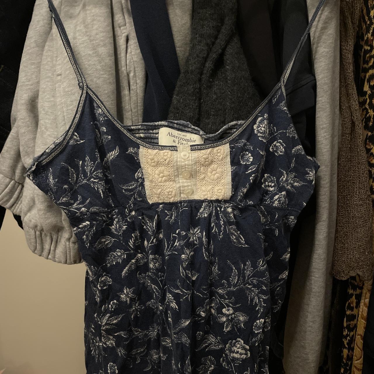 Abercrombie And Fitch Baby Doll Cami Top Size Medium Depop