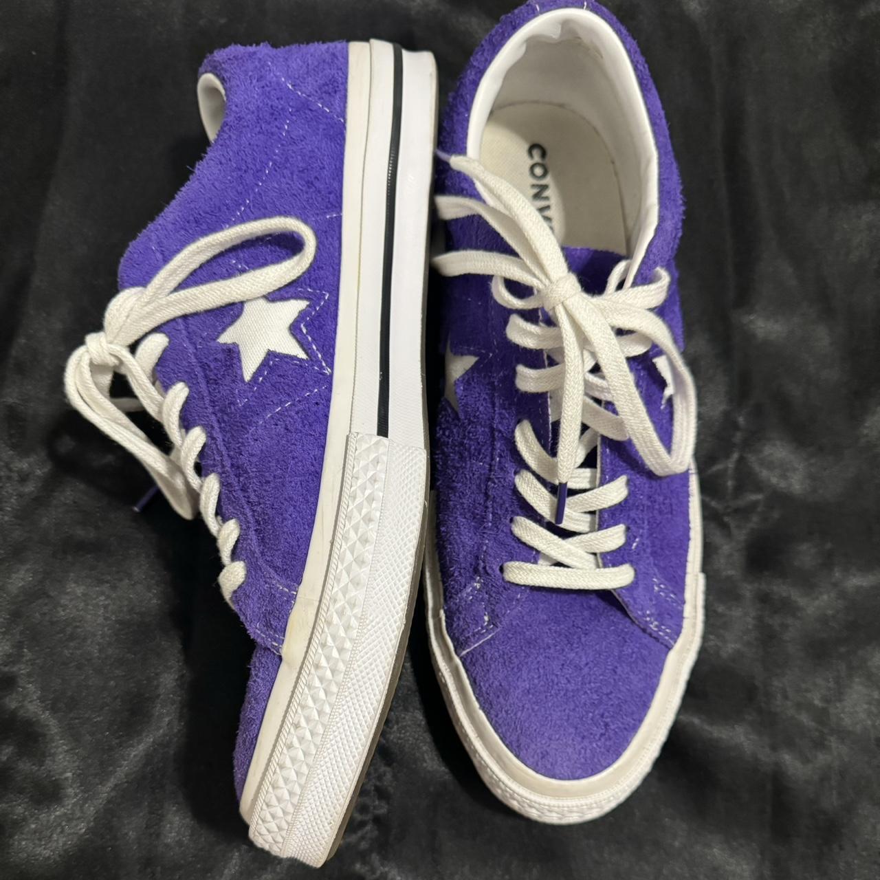 Purple converse size deals 9