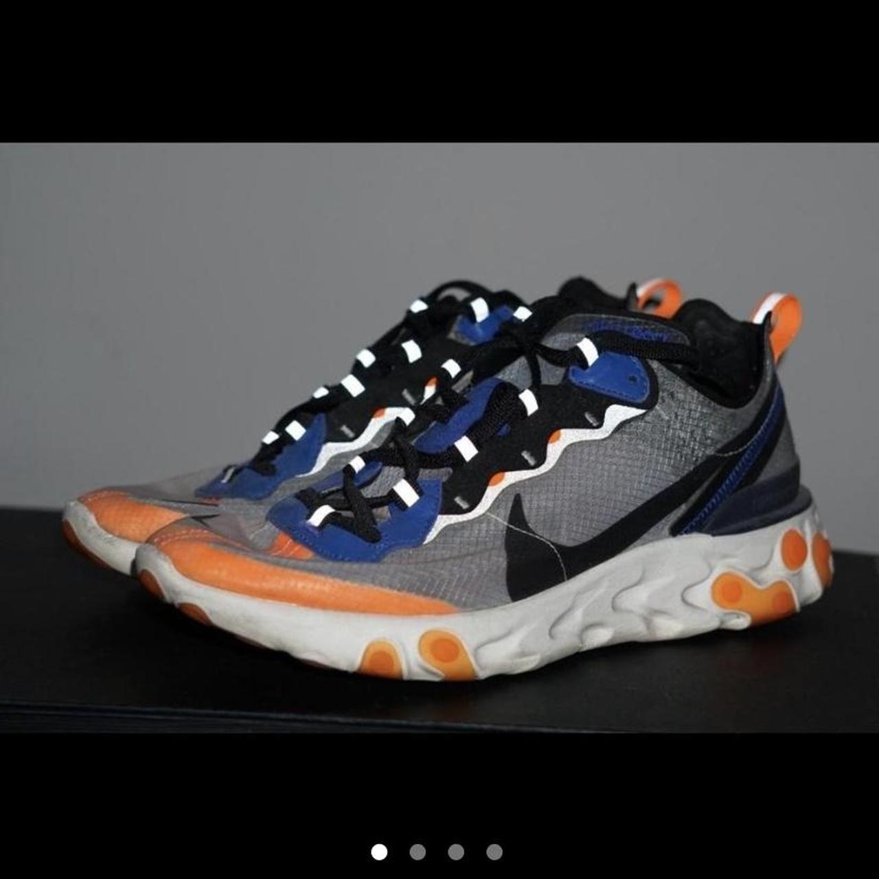 Nike react element store 87 mens orange