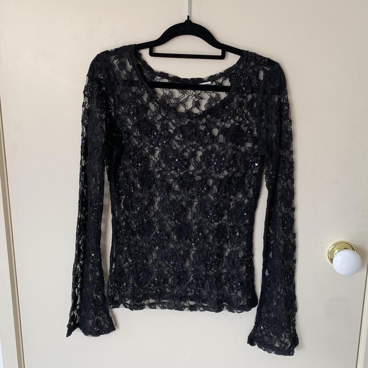 Women's Black Blouse | Depop