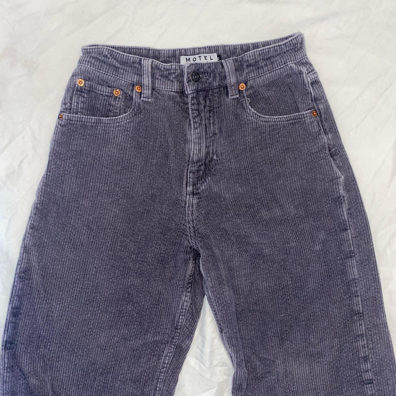Blue corduroy Motel Rocks relaxed fit pants Fits a... Depop
