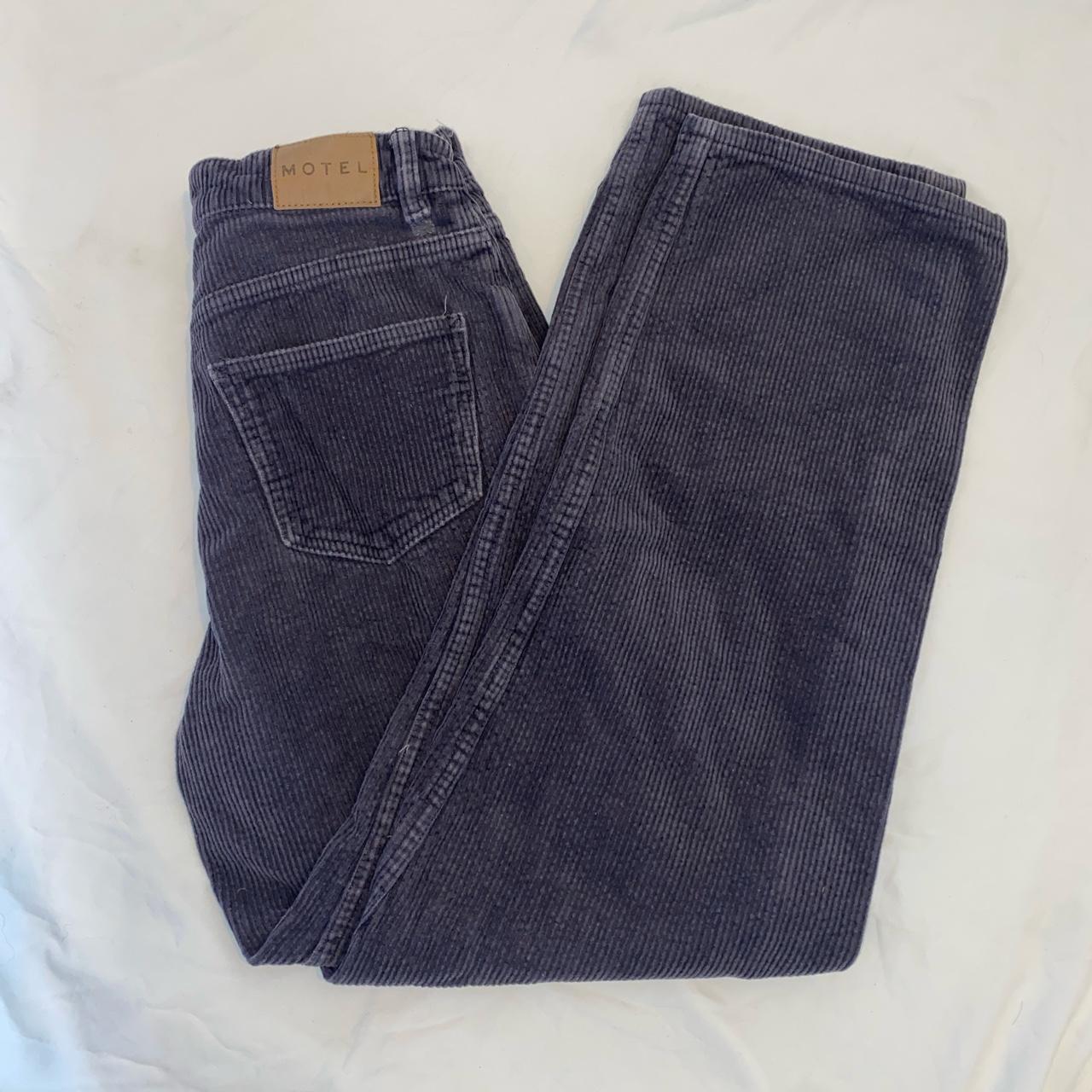 Blue corduroy Motel Rocks relaxed fit pants Fits a... Depop