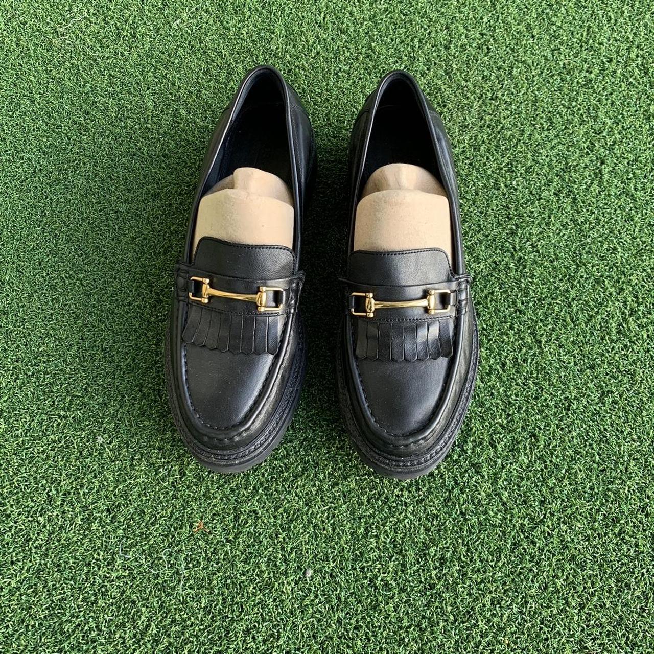 Black platform loafers Size: 8 men’s •PLEASE... - Depop