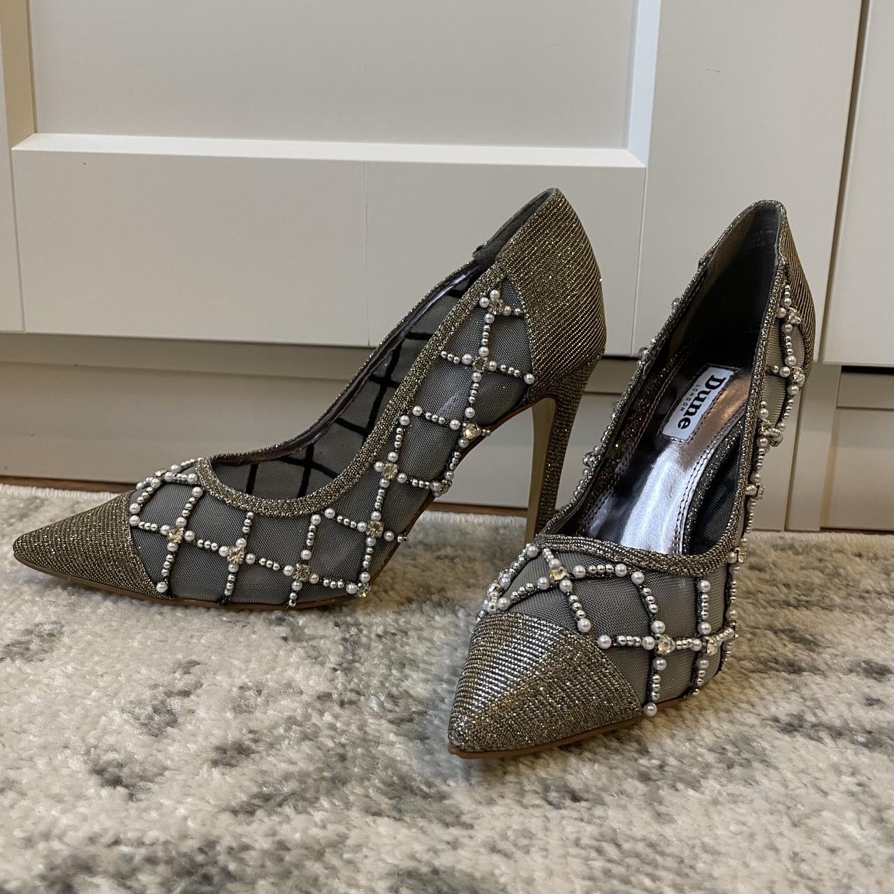 Dune grey heels hotsell