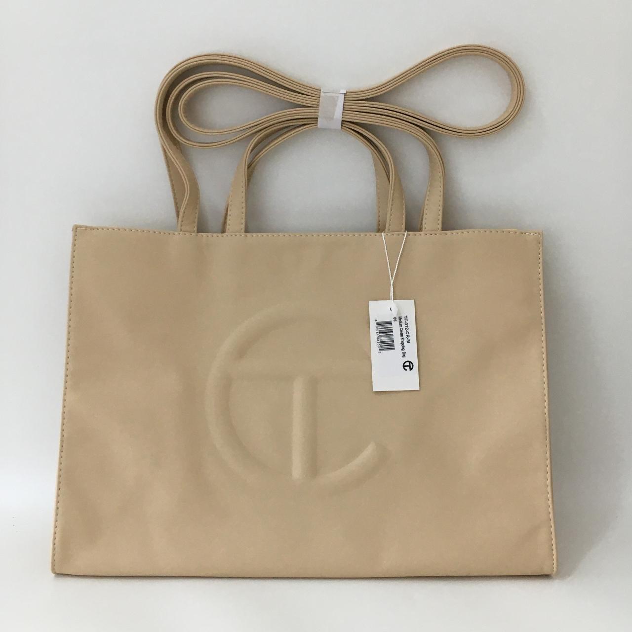 TF store bag shopping cream woman fashion bag