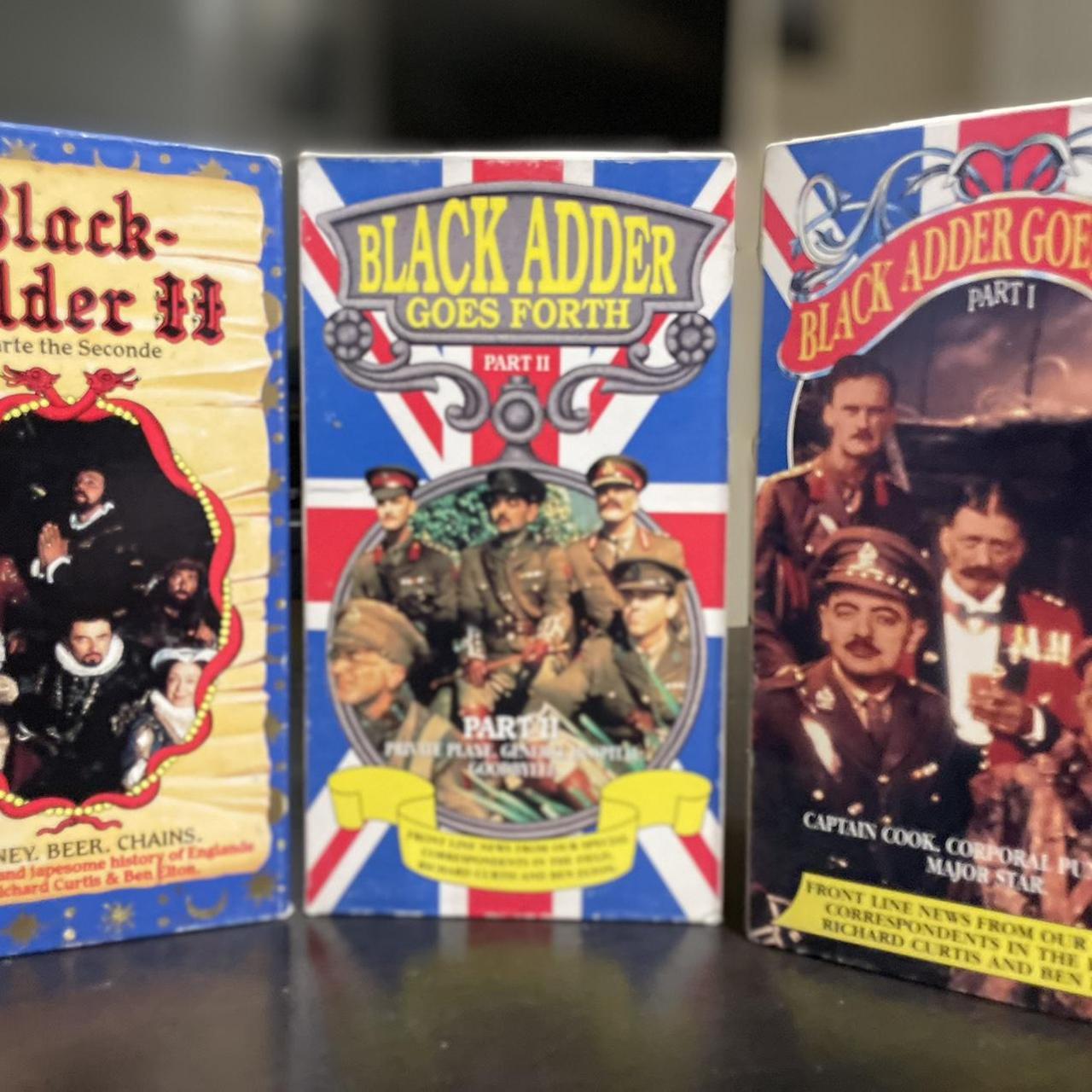 black adder vhs tapes Black adder 1 Black adder 2 | Depop
