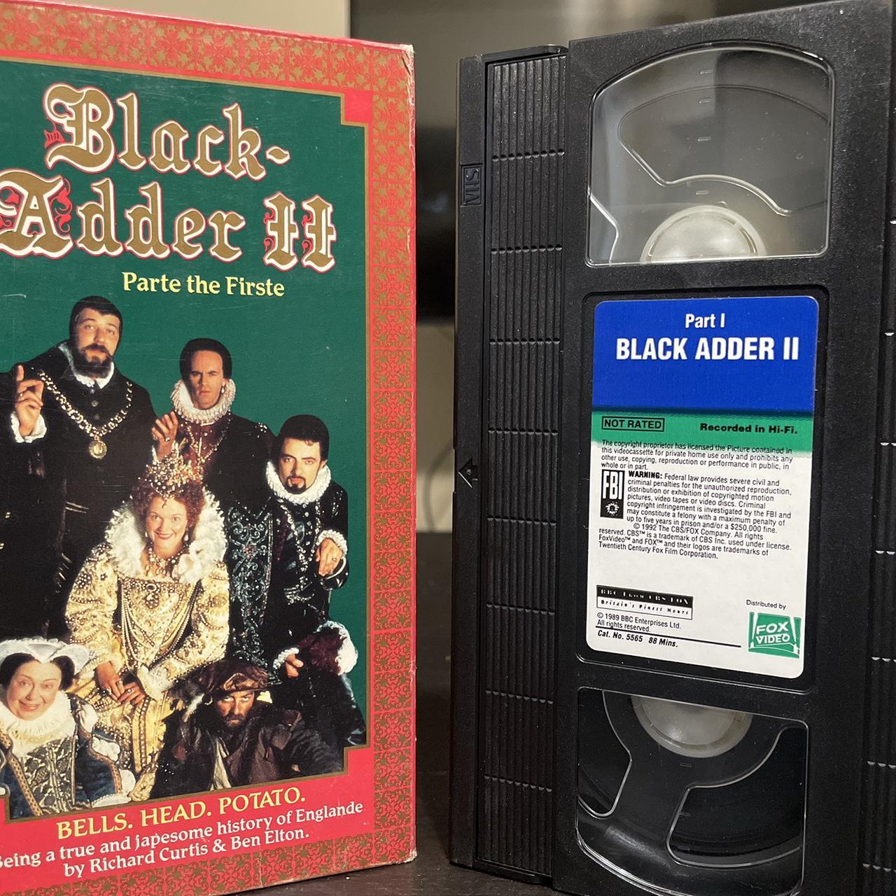 black adder vhs tapes Black adder 1 Black adder 2 | Depop