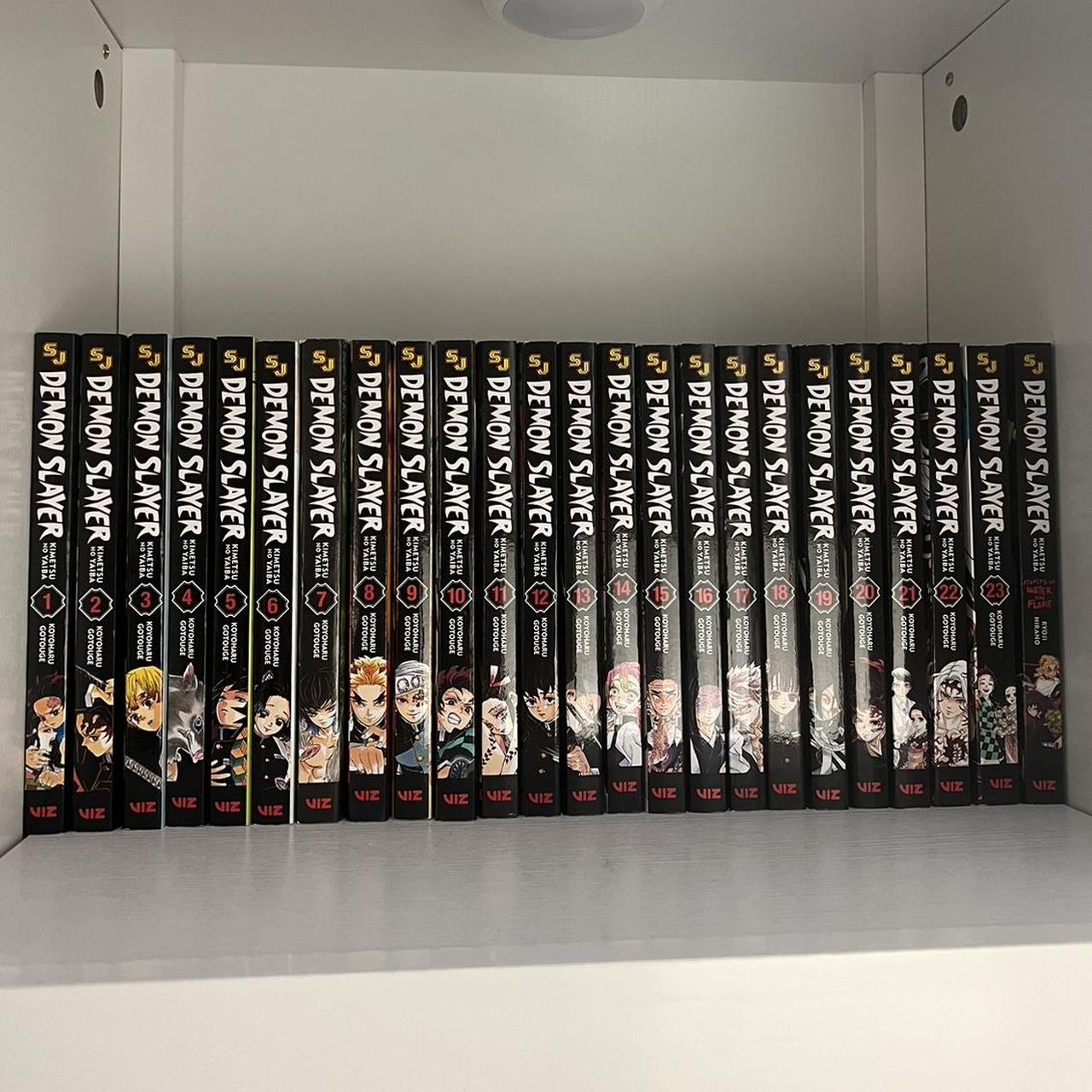 Demon Slayer manga 1-23 COMPLETE + Water and Flame... - Depop