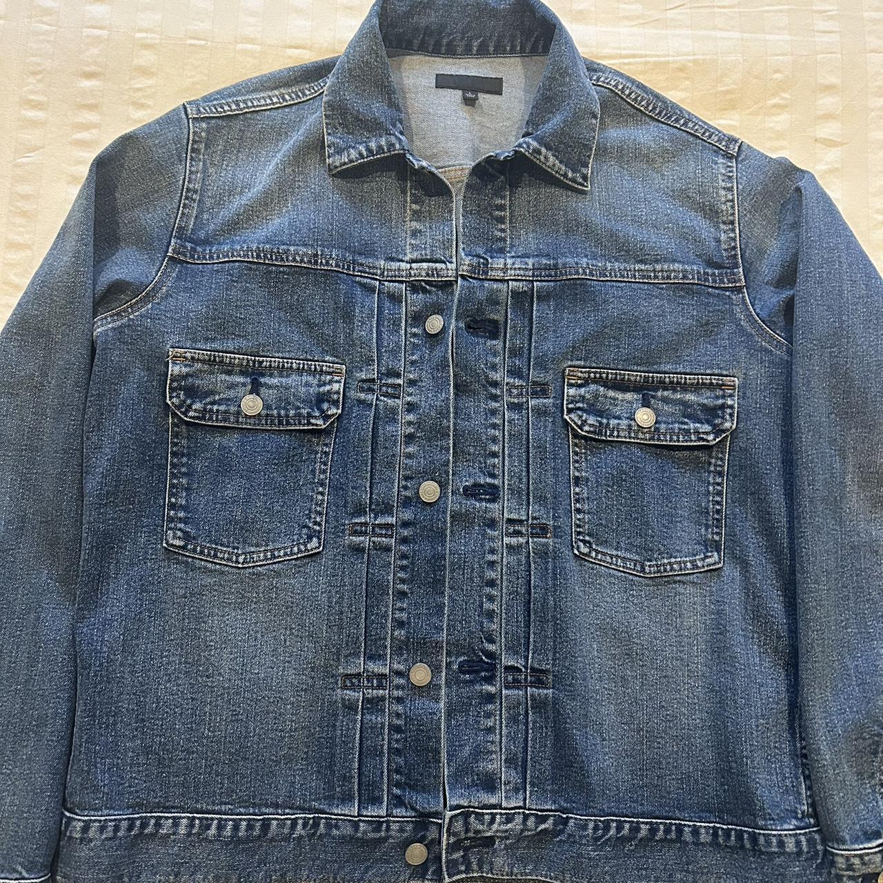 UNIQLO Men's Blue Jacket | Depop