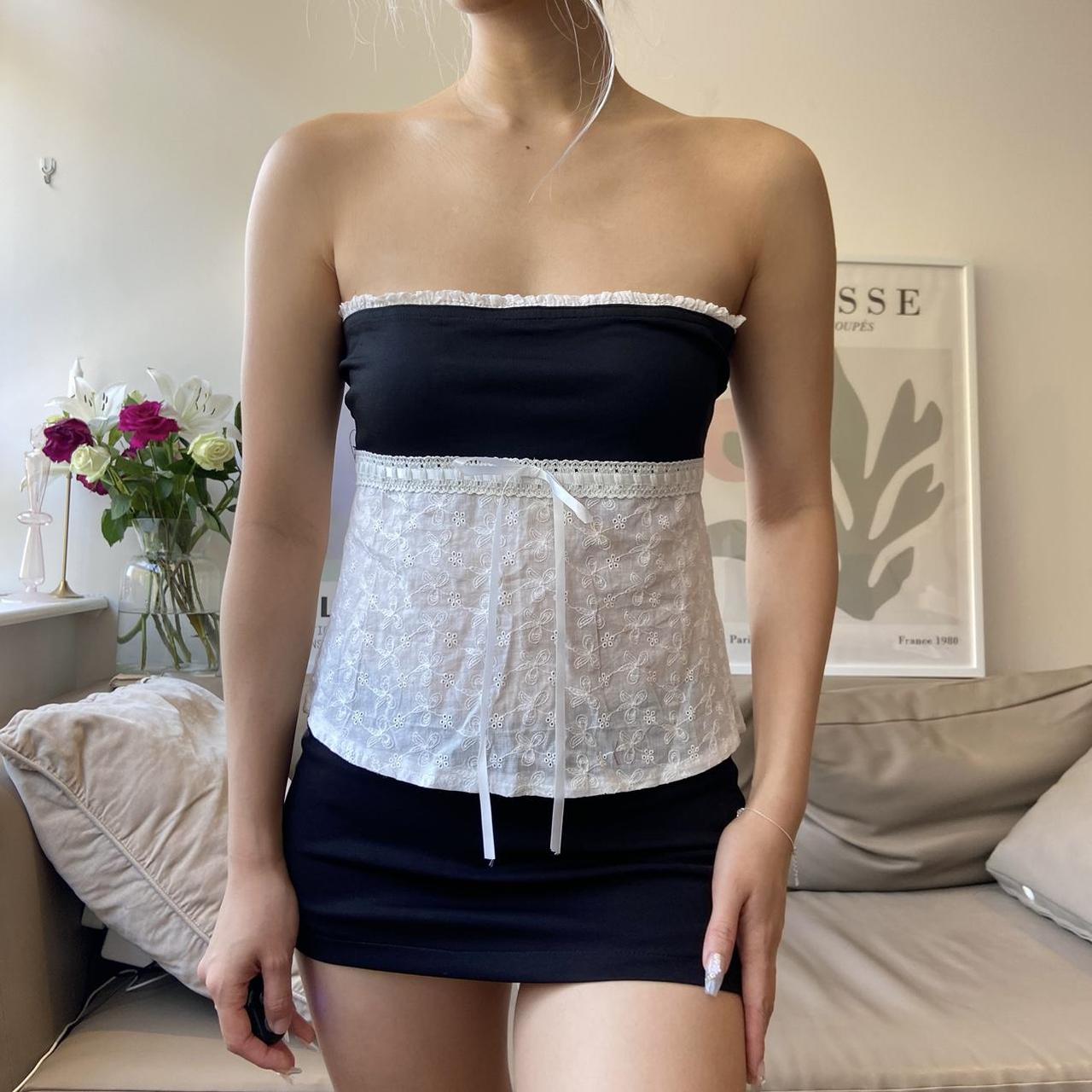 strappy tie back top