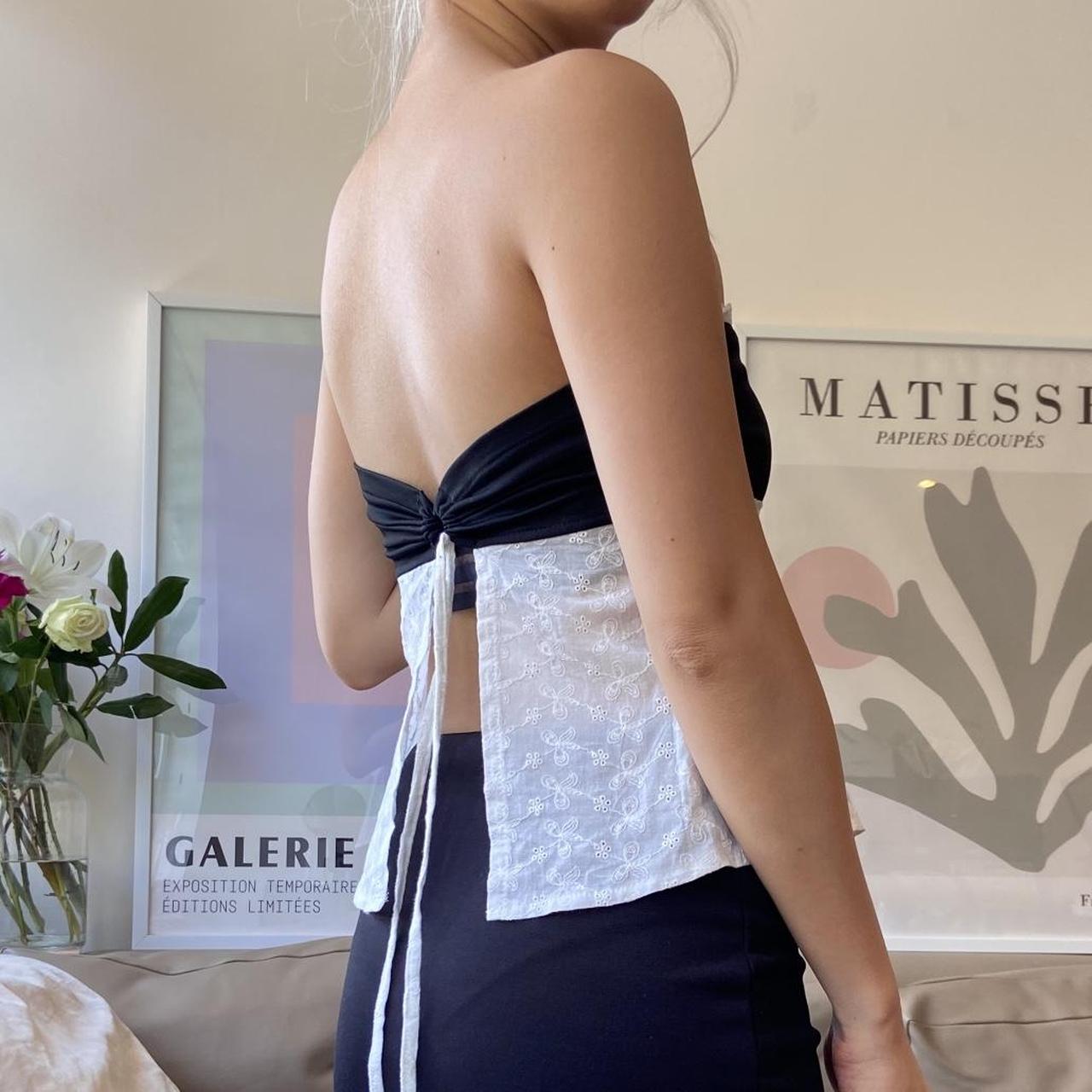 strappy tie back top