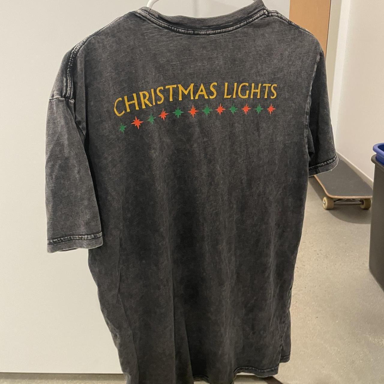 Coldplay Tshirt “Christmas Lights” Official Merch... Depop