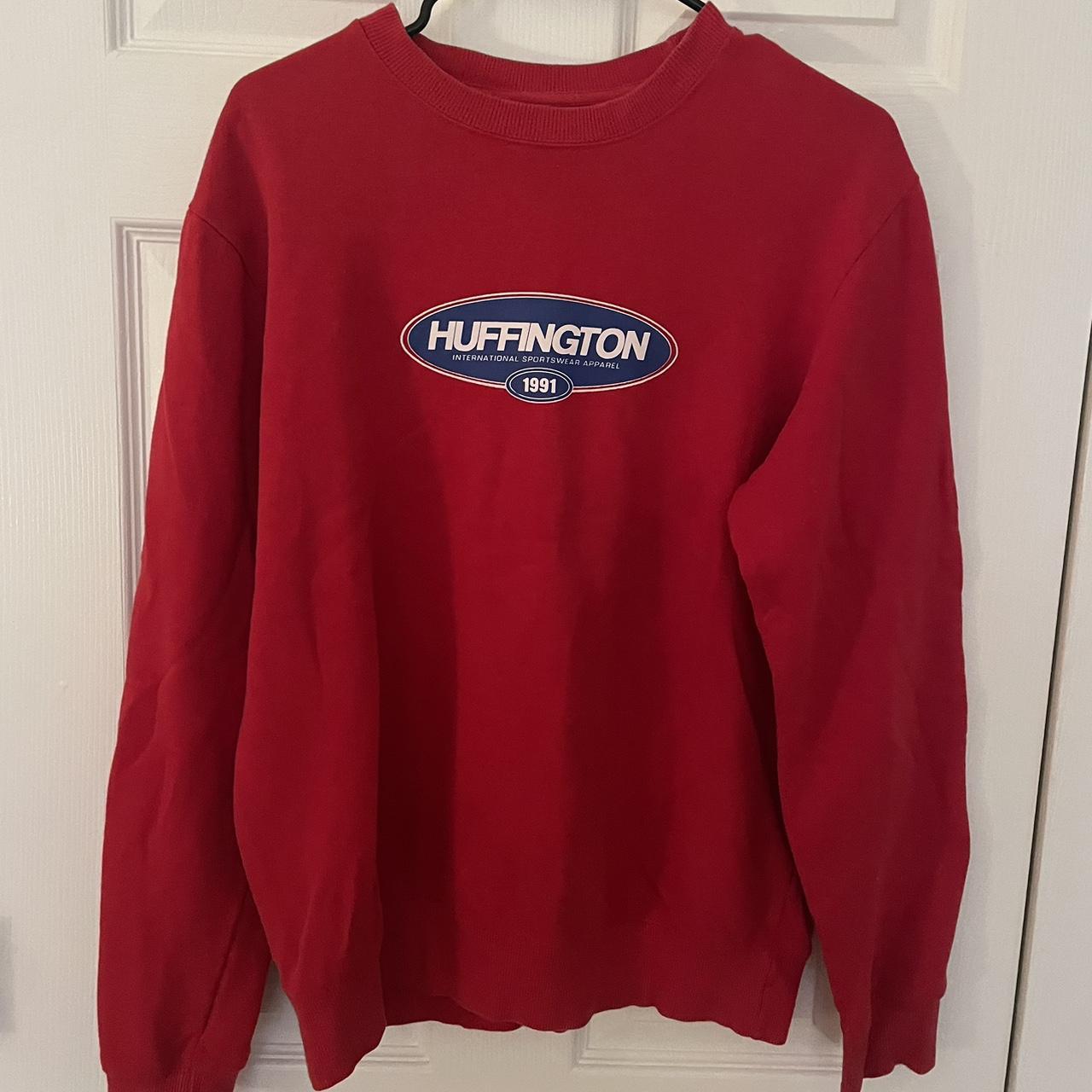 Cotton On Men's Red Sweatshirt