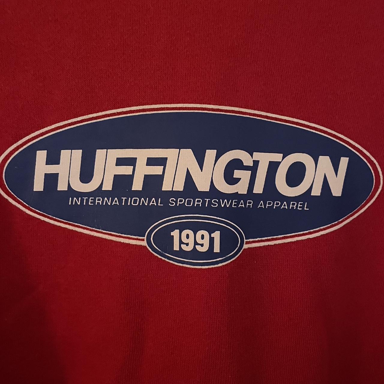 Cotton On Men's Red Sweatshirt (2)