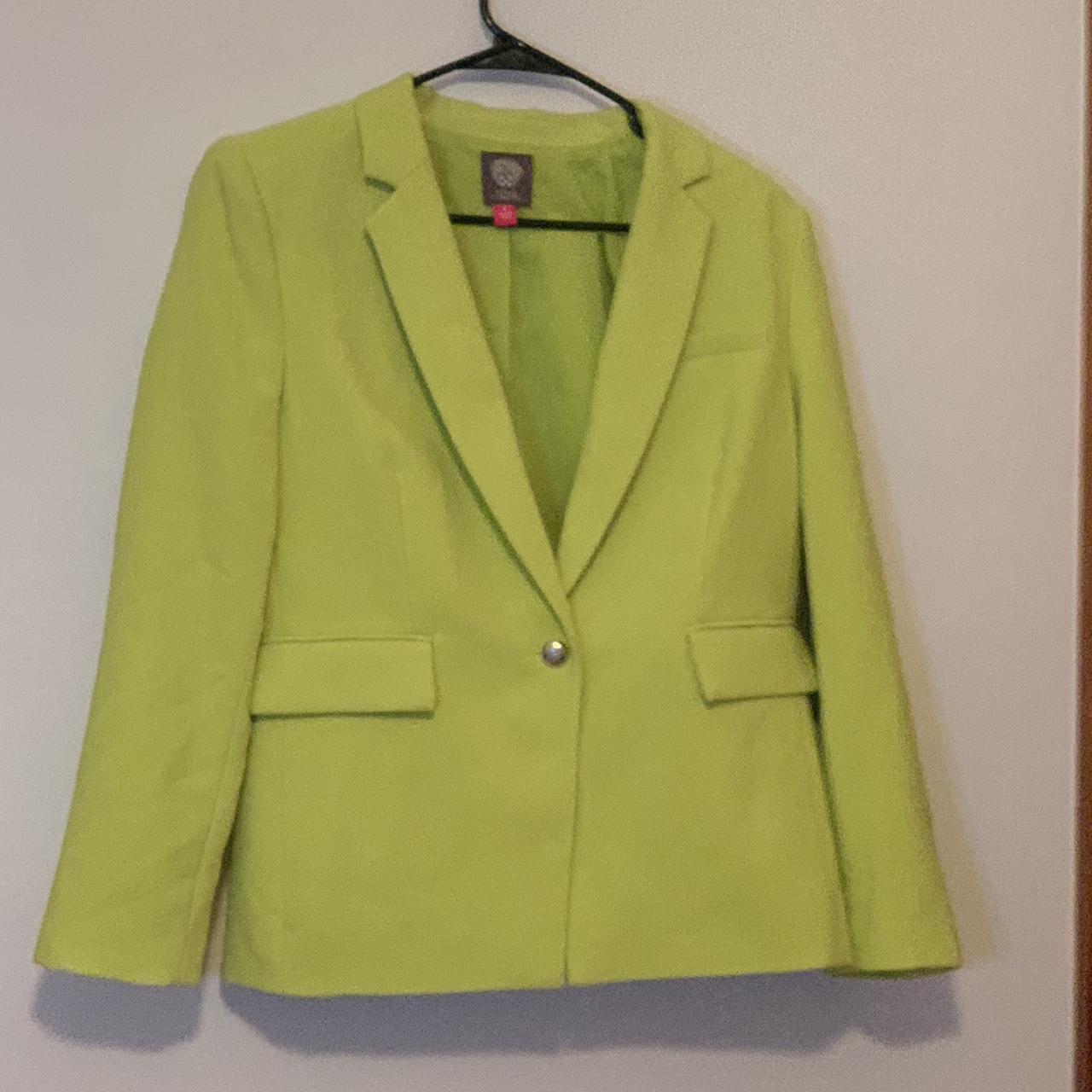 Light green- Blazer- Vince Camuto #Blazer #workcoat... - Depop