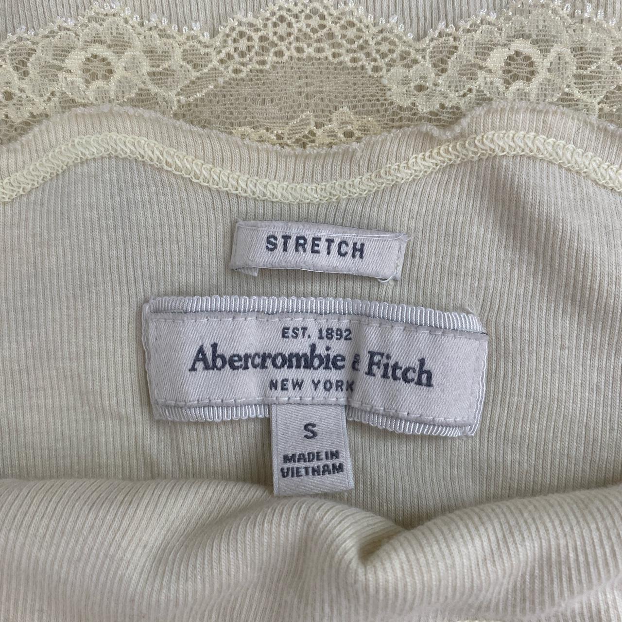 lace tank top. Abercrombie & fitch, size S and... - Depop