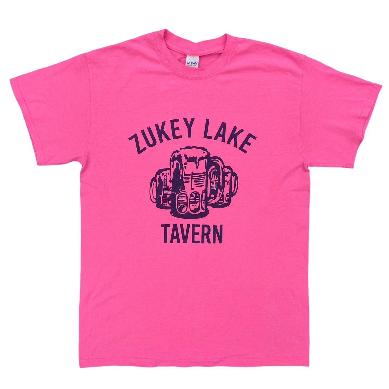 Pink Zukey Lake Tavern Tshirt Size Medium Brand... Depop
