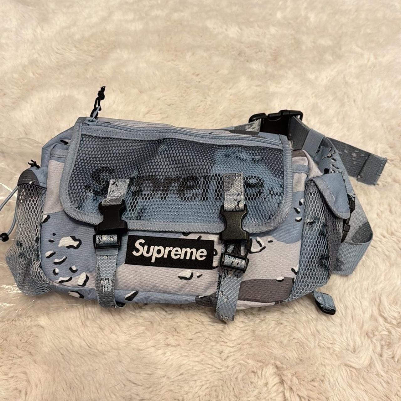 Supreme Blue Chocolate Chip Camo Utility Waist Bag | Depop