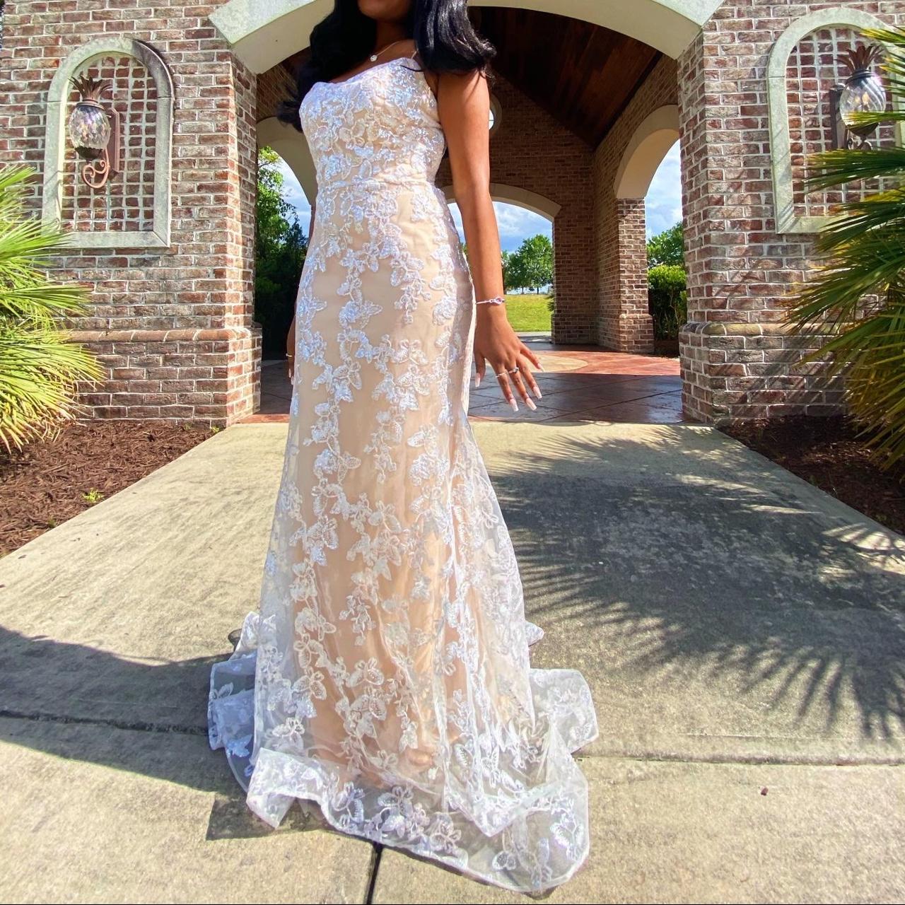 Sherri Hill Prom Dress Champagne