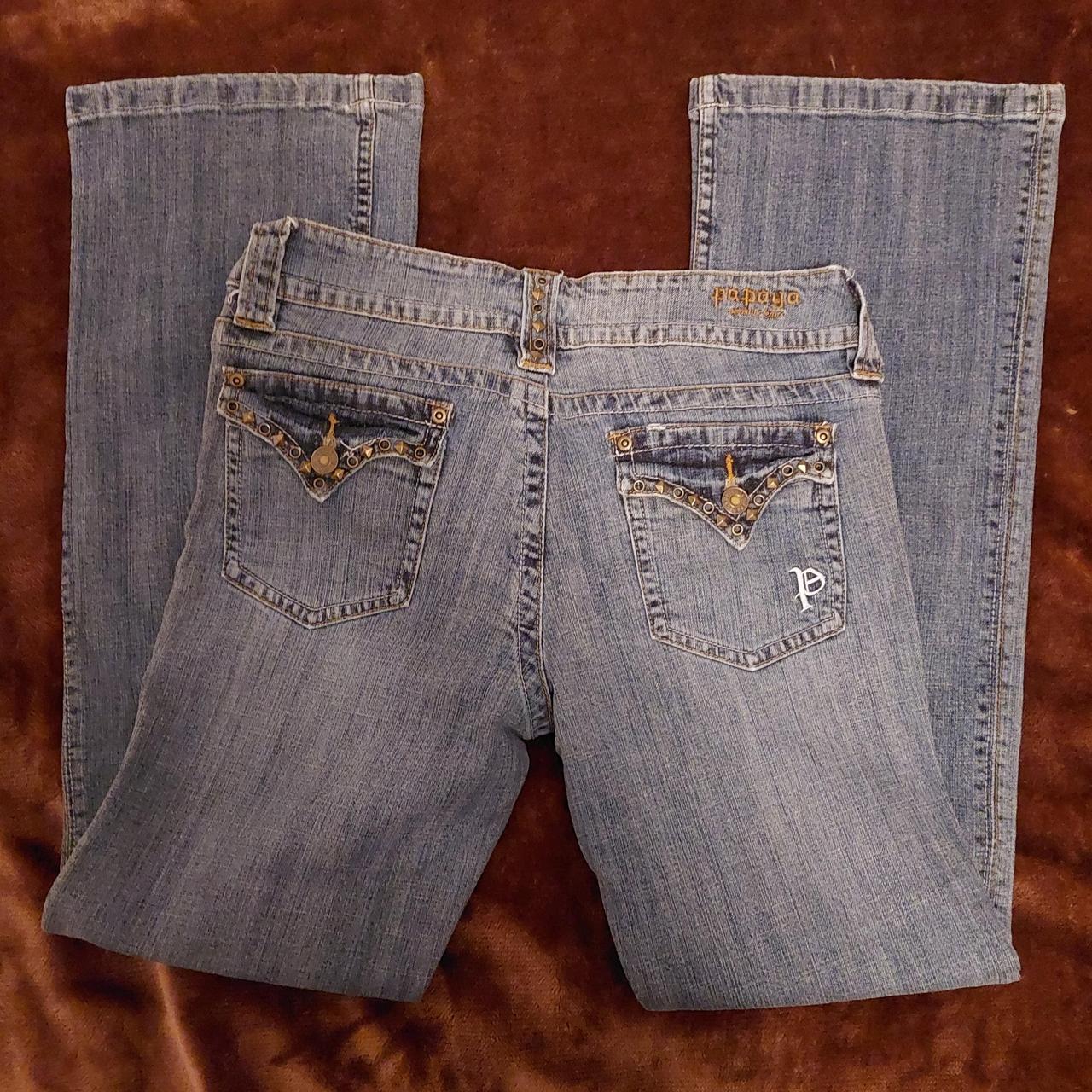 Papaya Women's Blue Jeans Depop