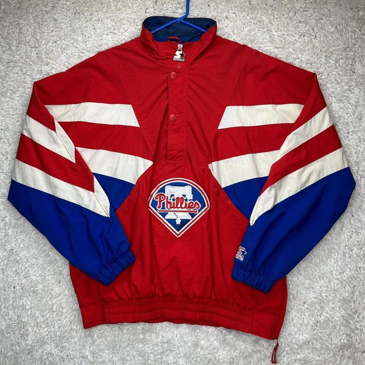 Philadelphia Phillies: 1990's 1/4 Zip Starter Dugout Jacket (XL) – National  Vintage League Ltd.
