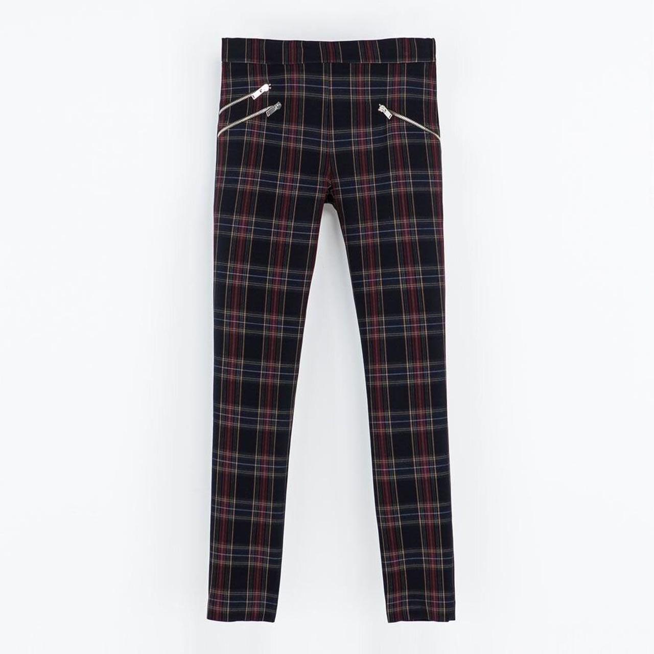 Zara 2024 tartan trousers