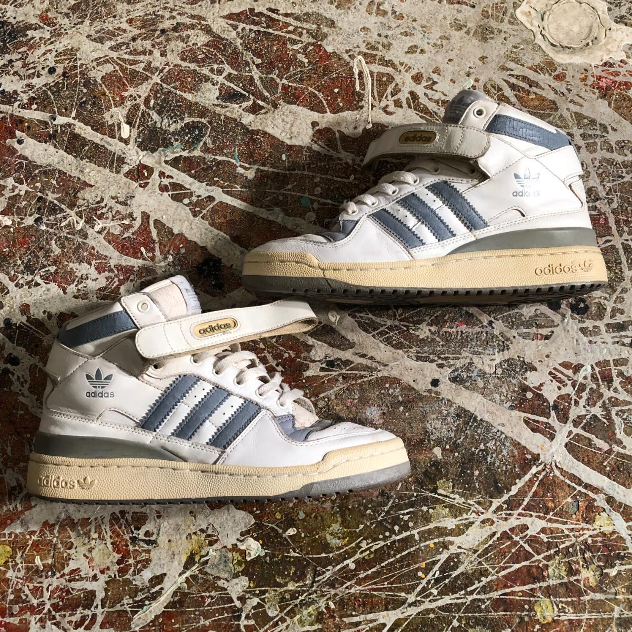 Vintage 80s Adidas Forum Mid Size These Depop
