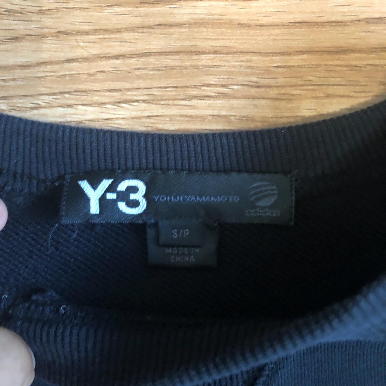 Y3 Women's Black Sweatshirt (2)