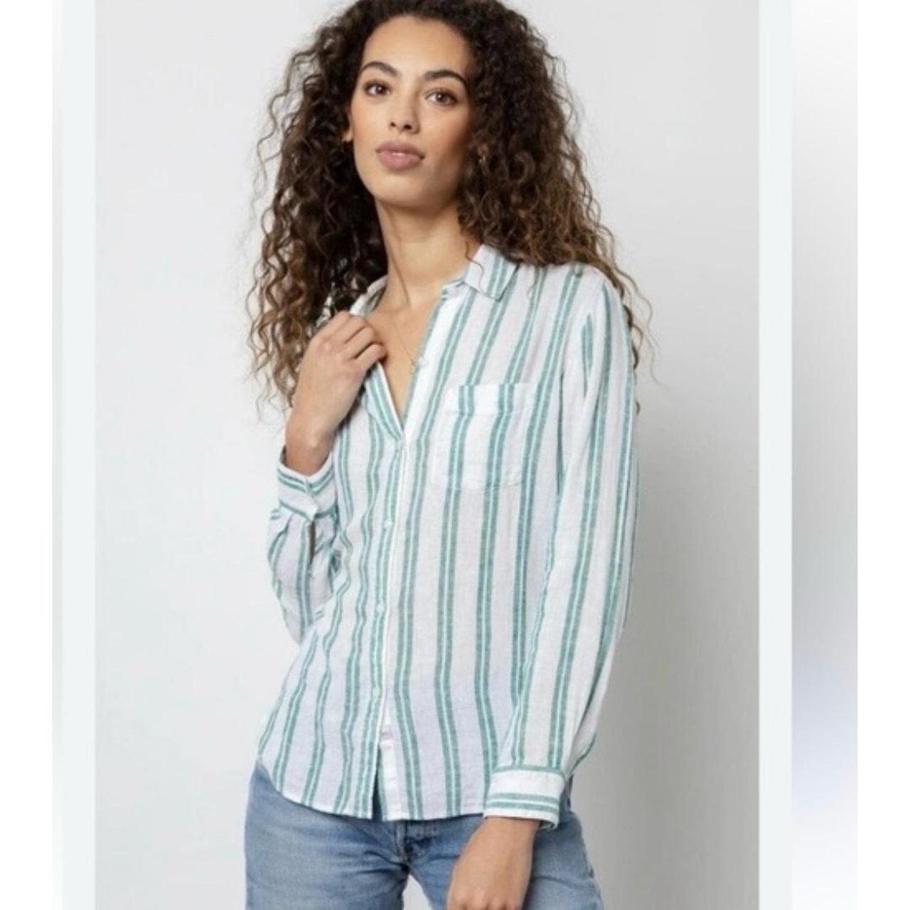Rails Women's Shirt - Green/Multi - S – Rails lin… - image 1