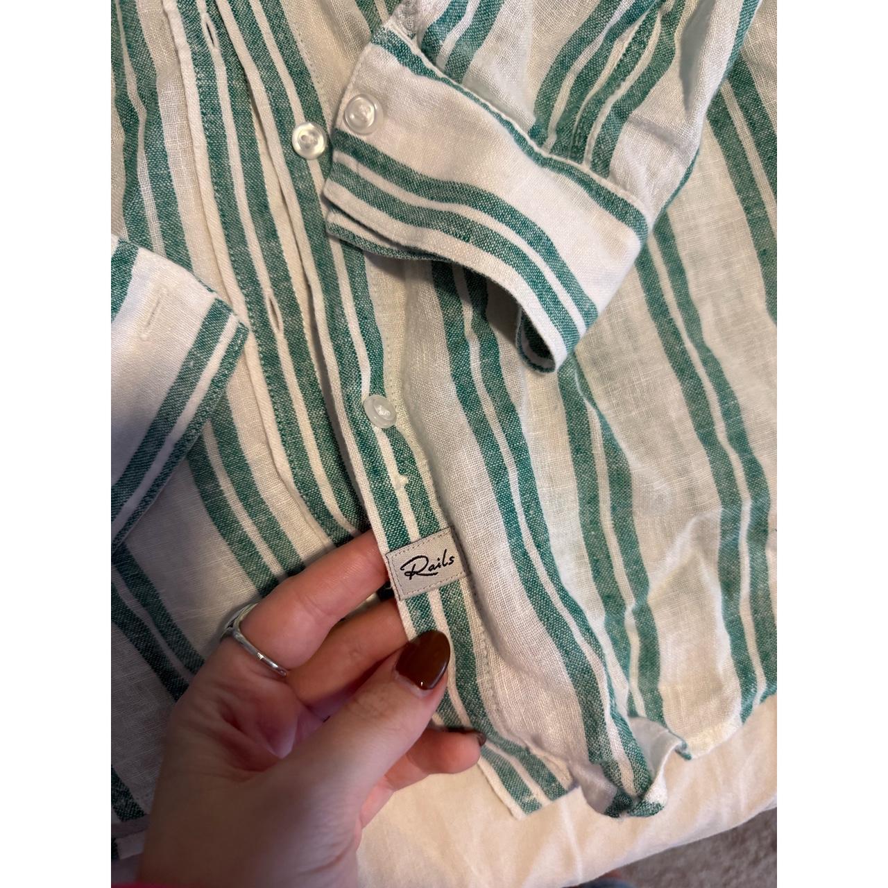 Rails Women's Shirt - Green/Multi - S – Rails lin… - image 3