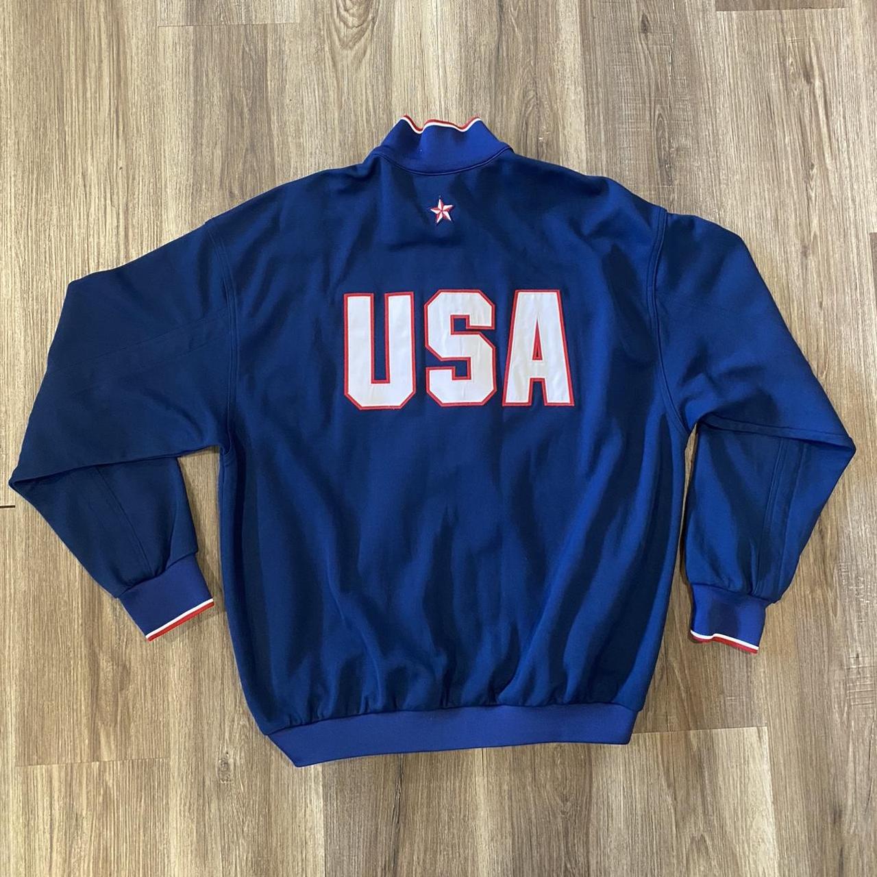 vintage 90s USMNT Nike Soccer jacket in good... - Depop