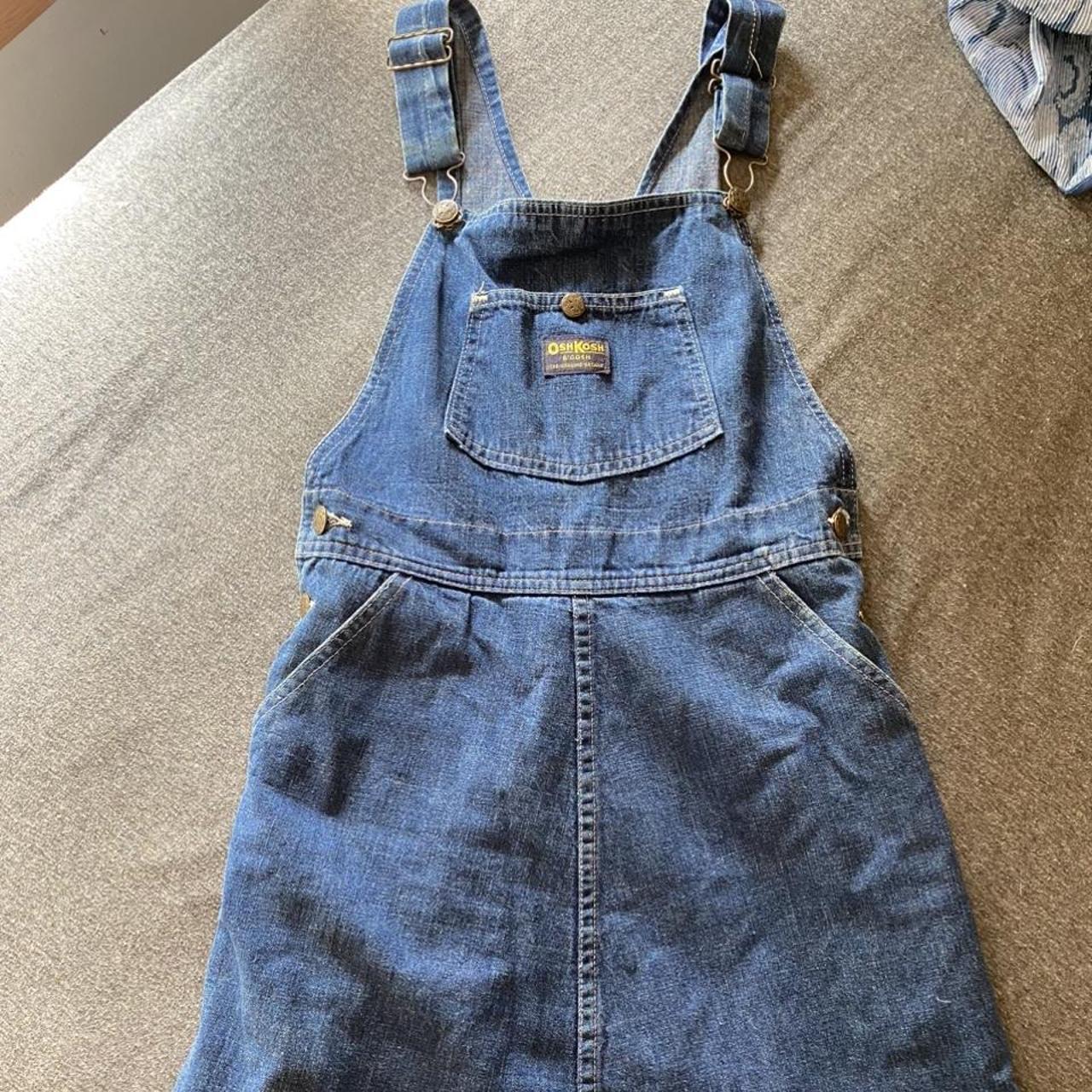 Oshkosh B’gosh denim overall dress💙 ⚠️depop payments... - Depop