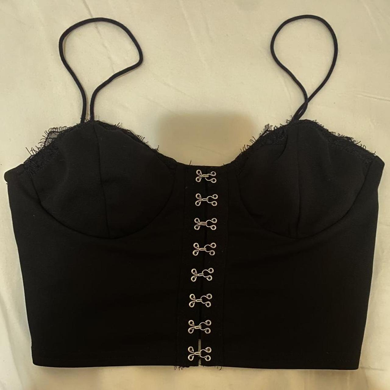 Urban Outfitters Black Corset | Depop